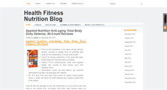 Desktop Screenshot of healthfitnessnutritionblog.com